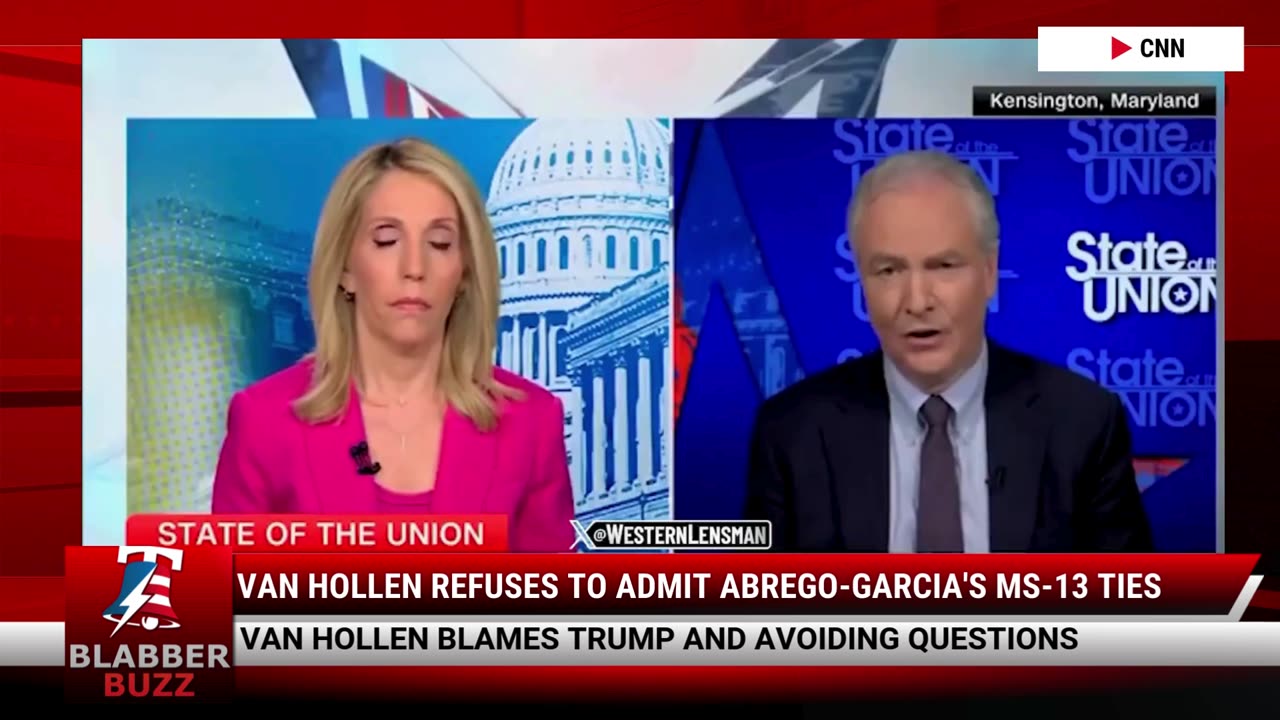 Van Hollen Refuses To Admit Abrego-Garcia's MS-13 Ties