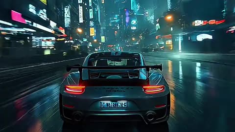 #livewallpaper4k #cyberpunkcity #futuristiccar #neonvibes #fpvvideo #cinematicedit #porscheambientli