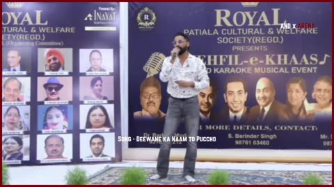 Vikramjeet Performs “Deewane Ka Naam To Poochho” (Live at AND × ARENA)