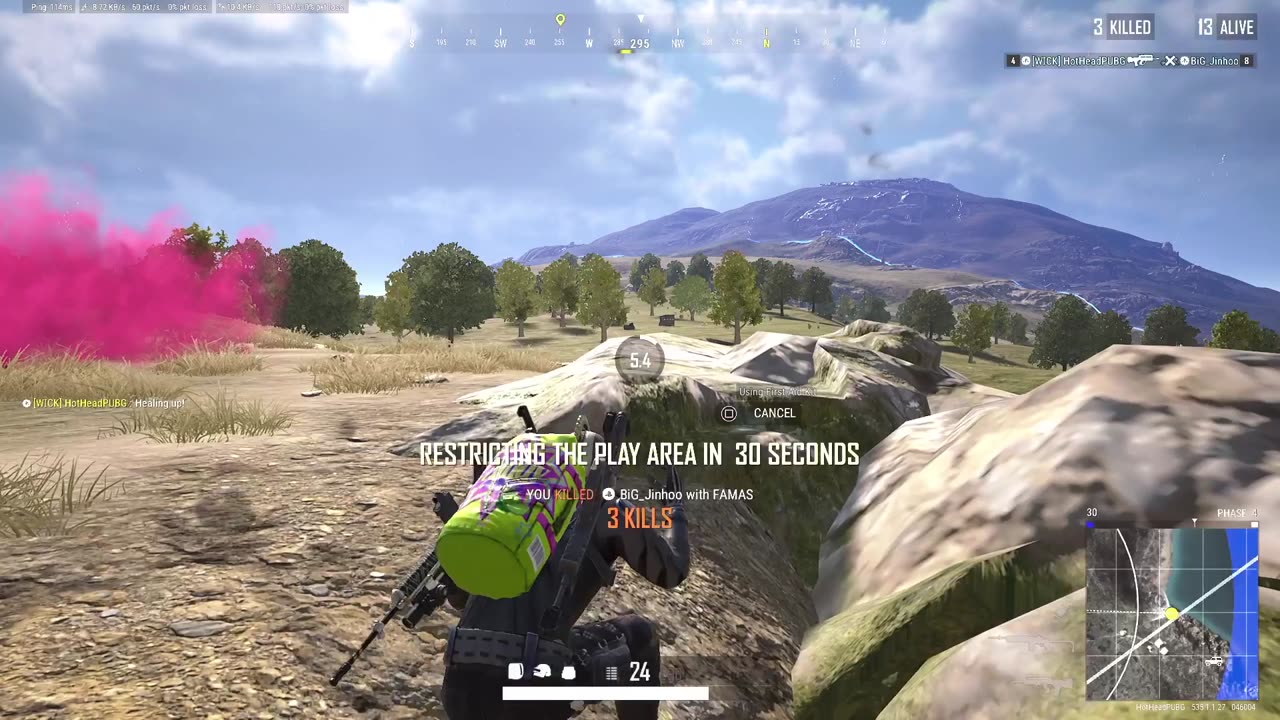 Scope Chase FAMAS Shot