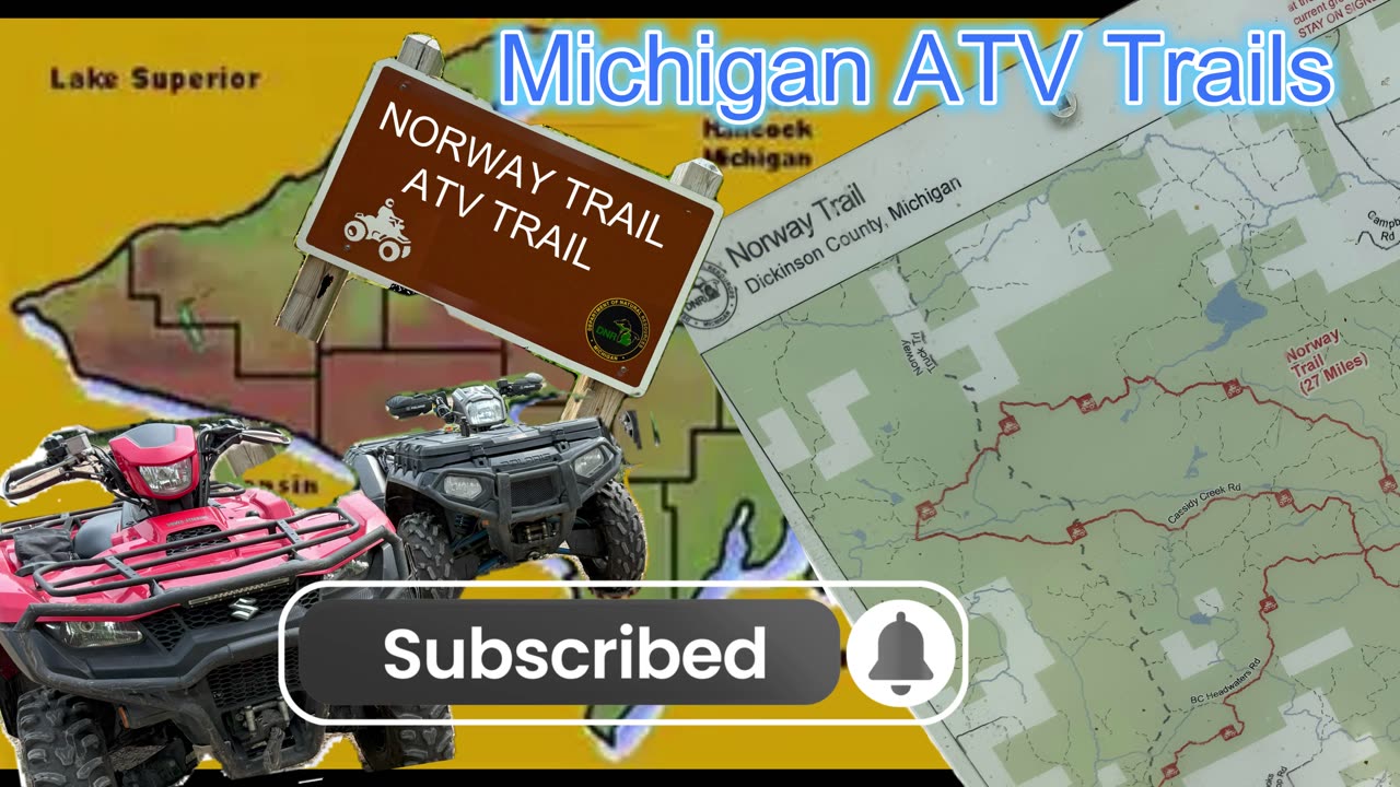 Conquer this Michigan Upper Peninsula ATV Trail, The Norway Trail, full review!