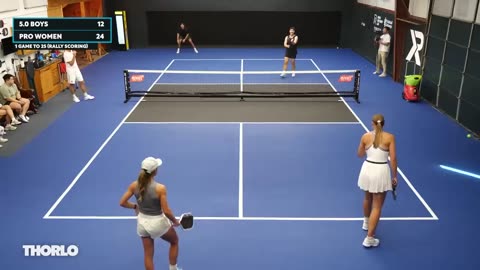 Pickleball Battle of the Sexes - Pro Women Vs. 5.0 Men!
