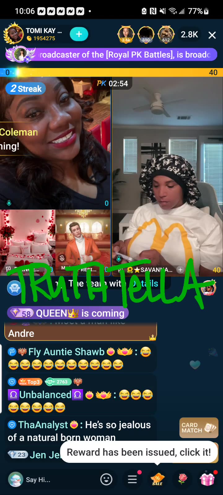 QUEEN TOMIKAY TEAM PK WITH MADAM LO, SAVANNA MARIA GARCIA & LEGEND GUCCI