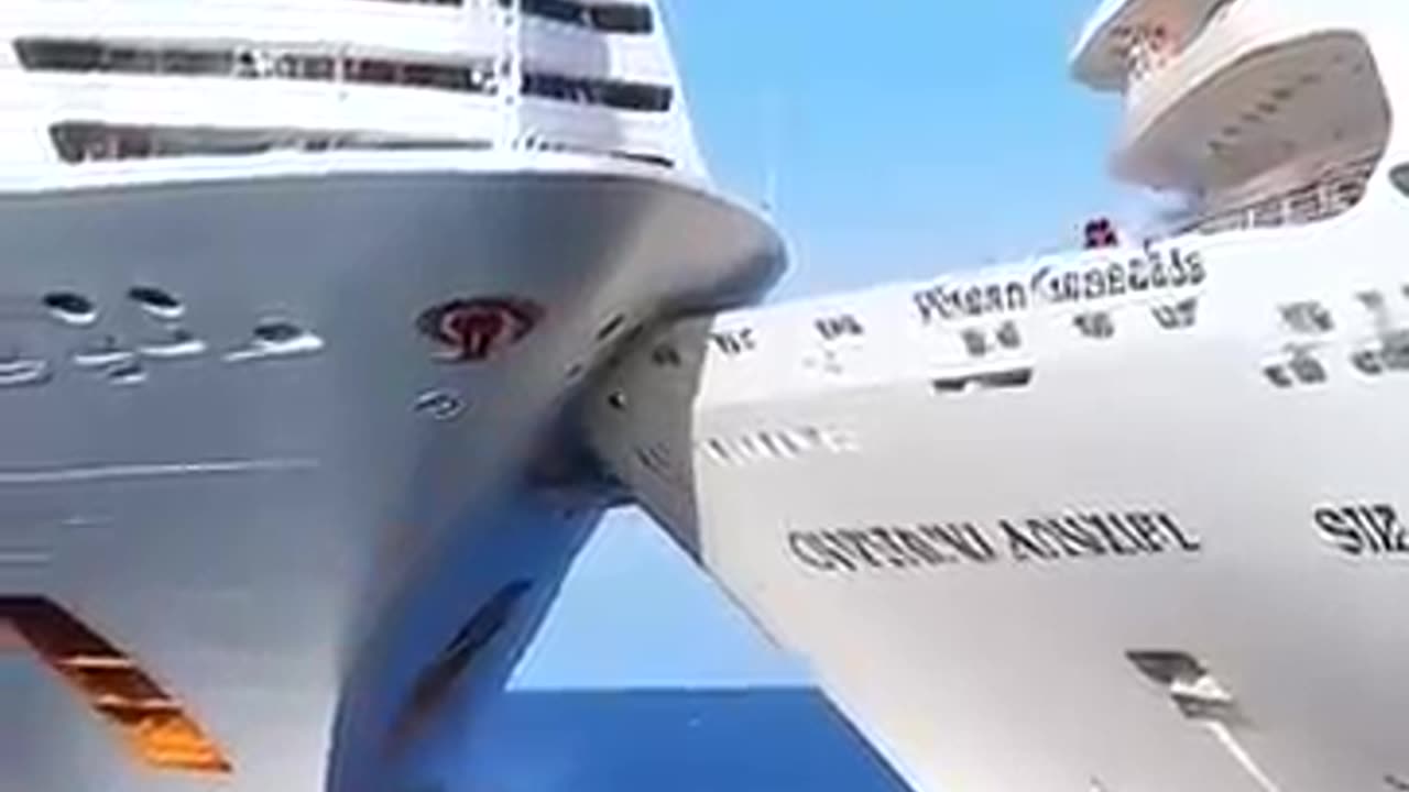 Amazing: "Massive Cruise Ship Collision — AI Made This!"