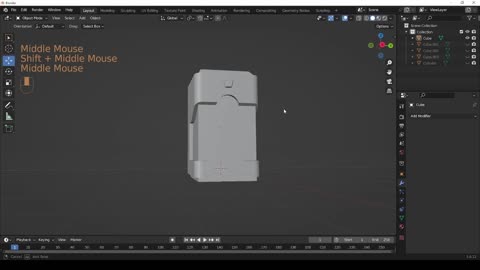 Blender basic (caja scify)