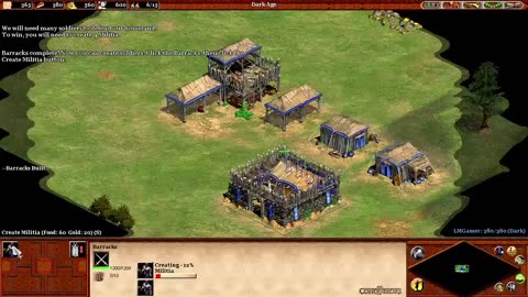 Age of Empires 2 Walkthrough | Training the Troops Mission Gameplay & Strategy