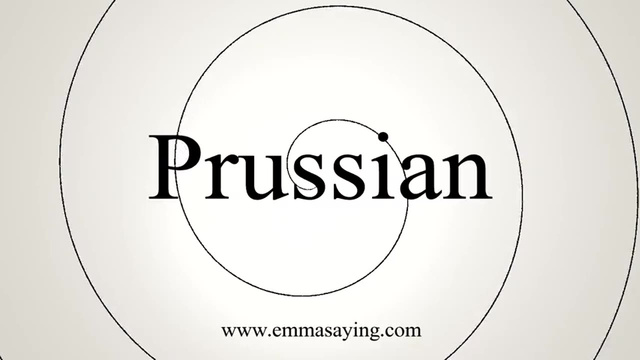 How To Say Prussian