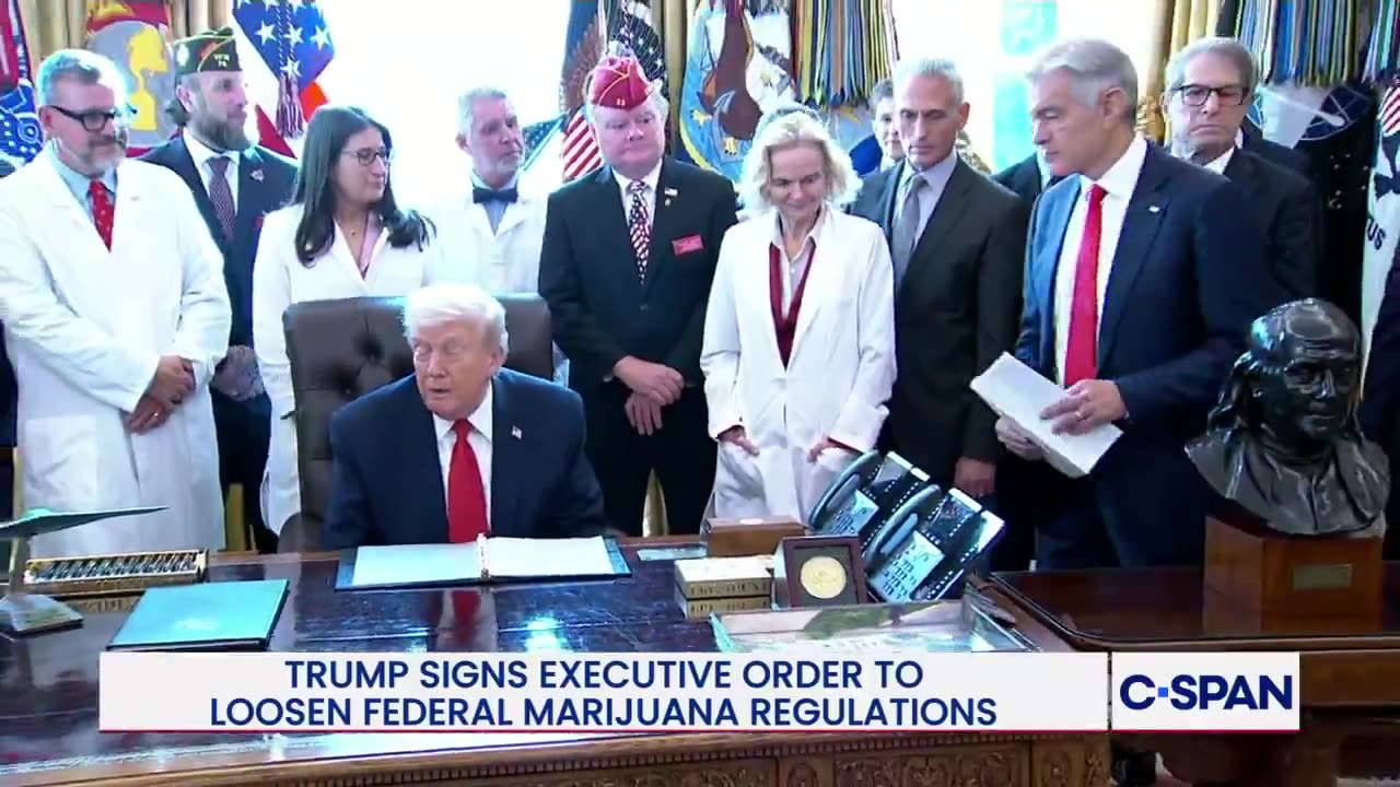 Trump Signs Groundbreaking Executive Order On Marijuana Classification