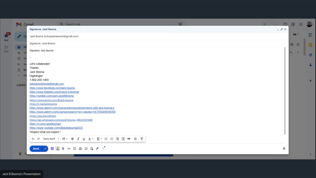 Signature: Jack Bosma