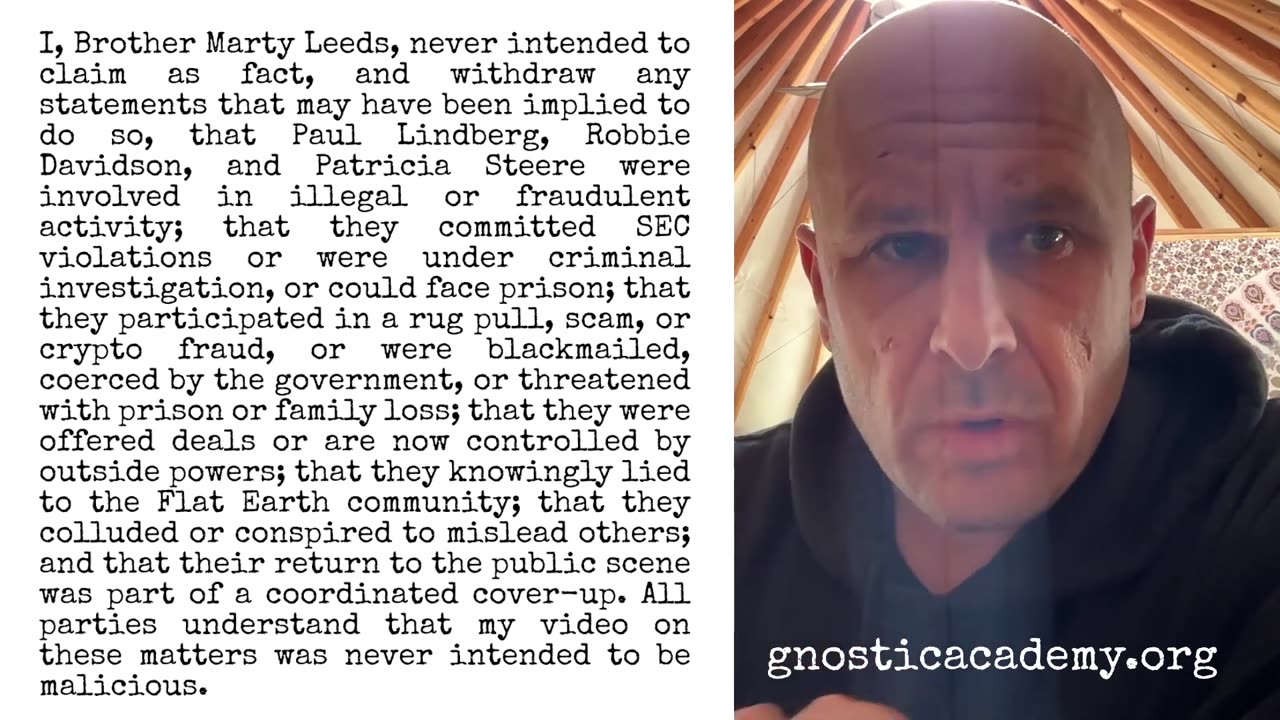 Marty Leeds Removes Video and Issues Retraction