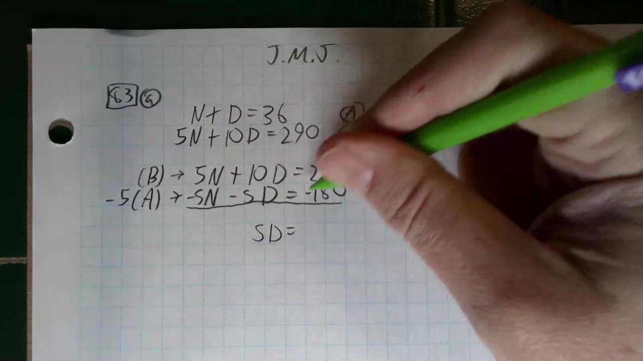 Saxon Algebra 1 Lesson 83 (a)