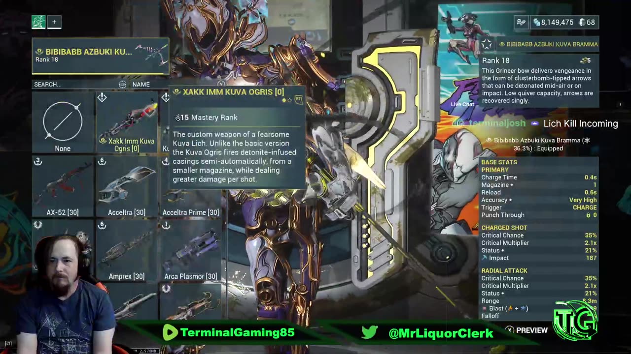 Terminal Gaming - Warframe Lich and RailJack