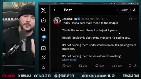 Liberal Woman FURIOUS Her Male Friend Went REDPILL, The Male Feminist IS OVER
