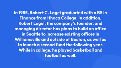 Robert C Logel - A Good Leader & Marketer