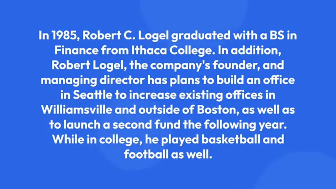 Robert C Logel - A Good Leader & Marketer