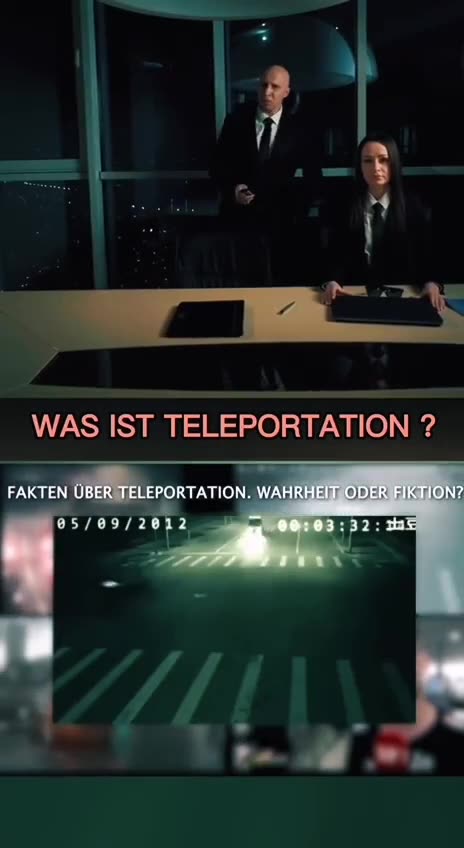 Teleportation. In German language