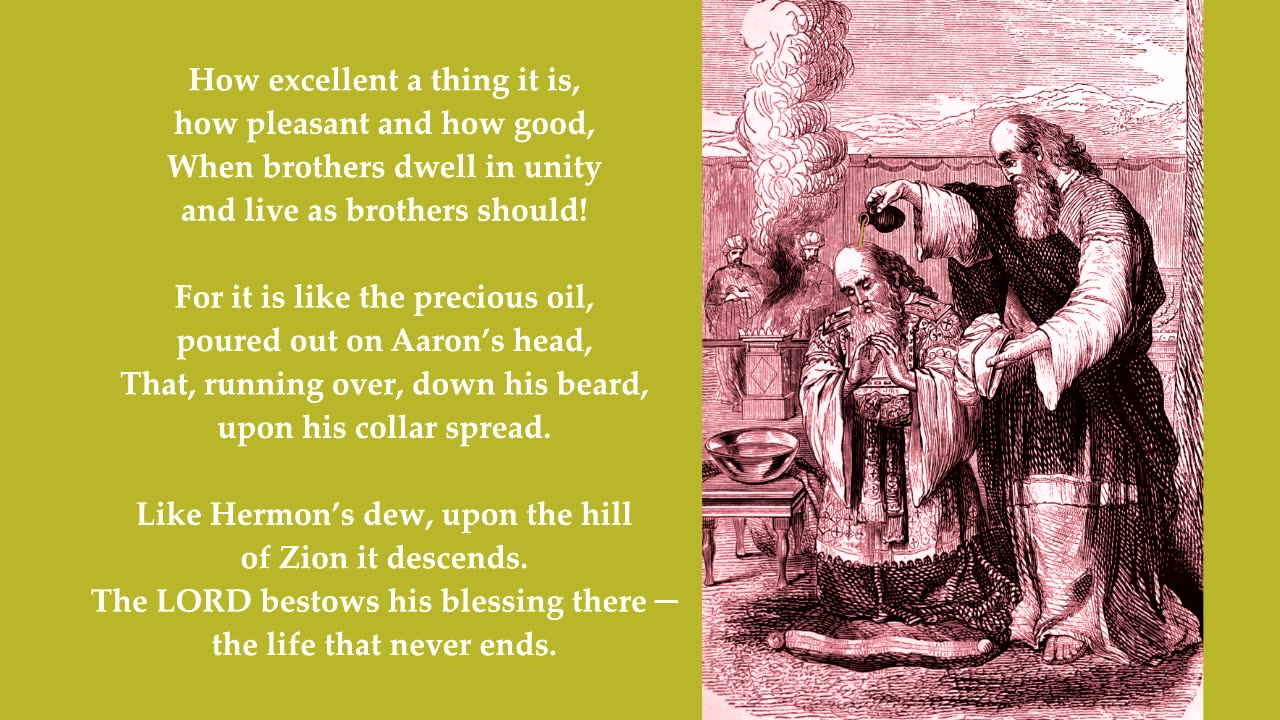 Psalm 133 in full. Tune: Newington