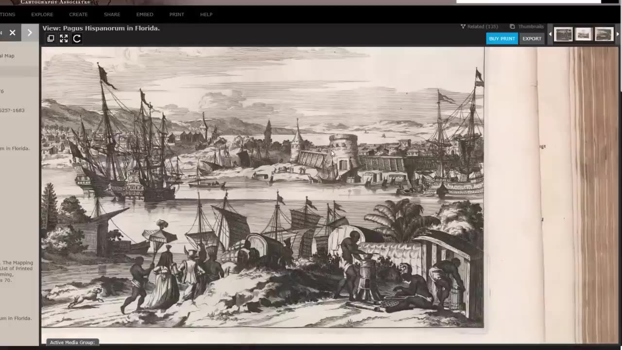 The America's from 1671