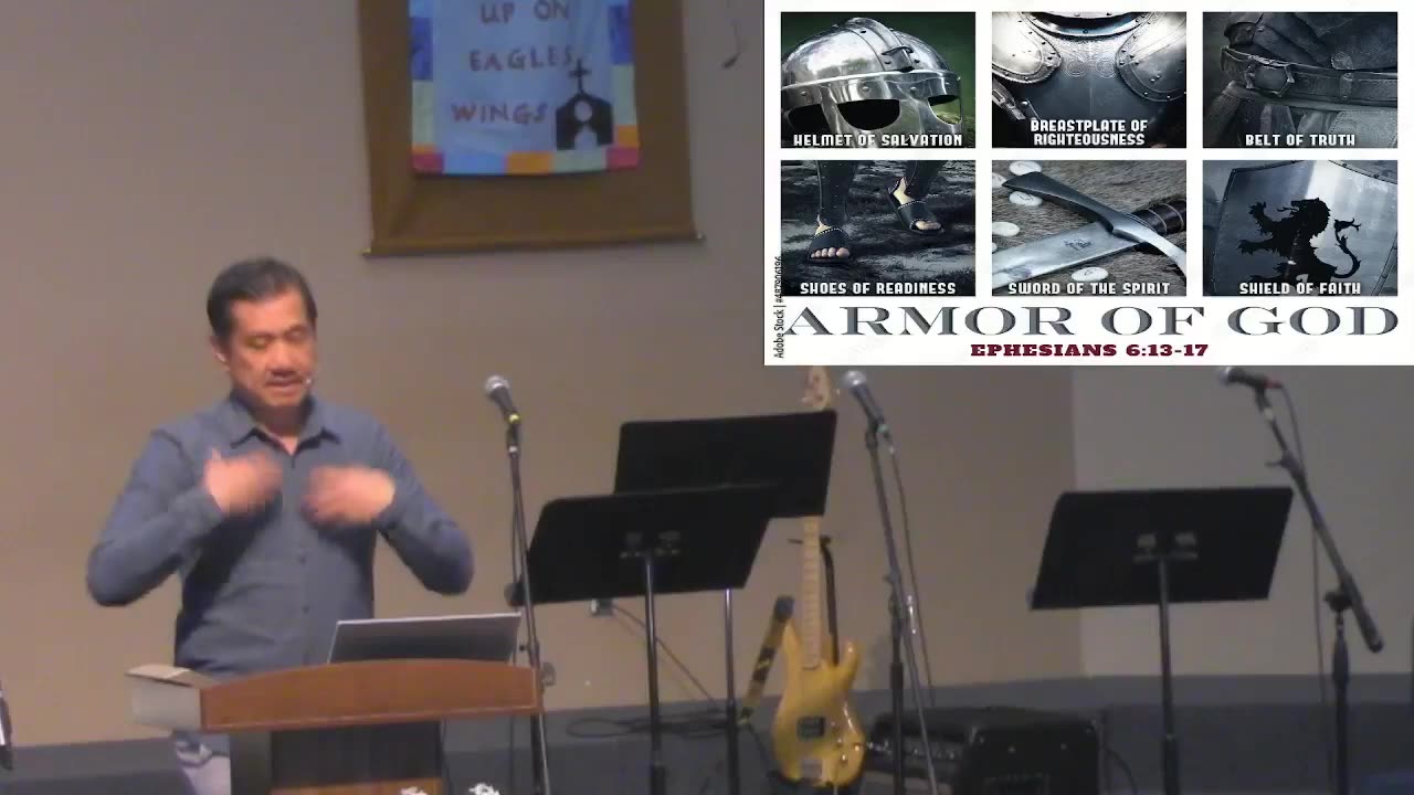 ACF SUNDAY WORSHIP SERVICE. TODAY'S MESSAGE: "GO TO SPIRITUAL WAR LIKE THE MASTER" MATT. 4:1-11