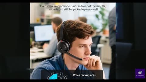 USB-C/USB-A/3.5mm Wired Headset with Noise Cancelling Microphone | On-Ear Office
