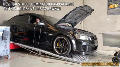 Revhigh Street Dominator Cam Package on this Holden VE L98 – 325rwkw Beast!