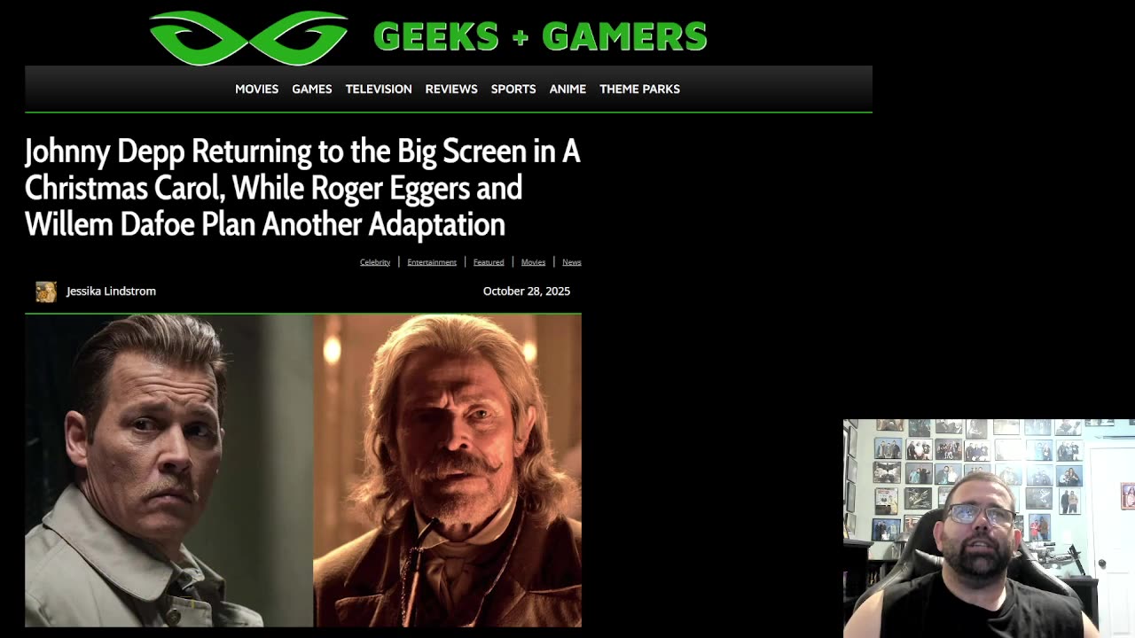 Johnny Depp Returning To Theaters And Robert Eggers Working On The Christmas Carol