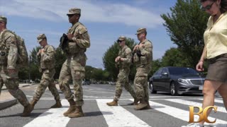 Pentagon says every national guard soldier deployed in Washington DC ‘is now armed’