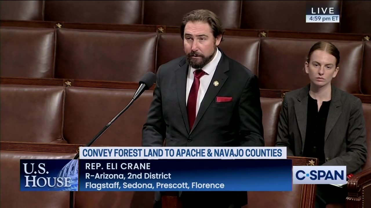 Rep. Eli Crane Speaks on the Apache County and Navajo County Conveyance Act of 2025