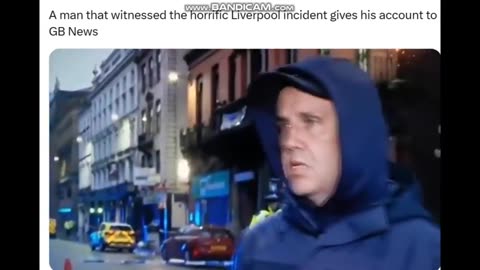 A man that witnessed the horrific Liverpool incident gives his account to GB News