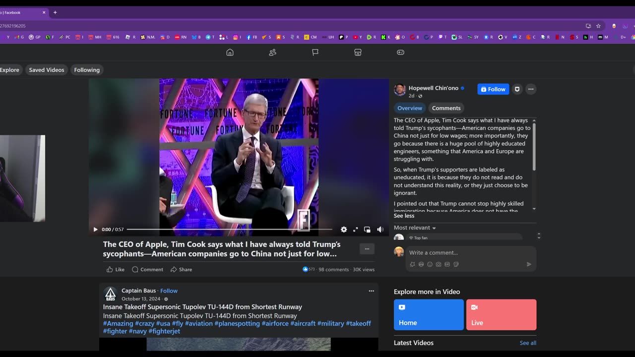 Tim Cook is right about why companies moved to China