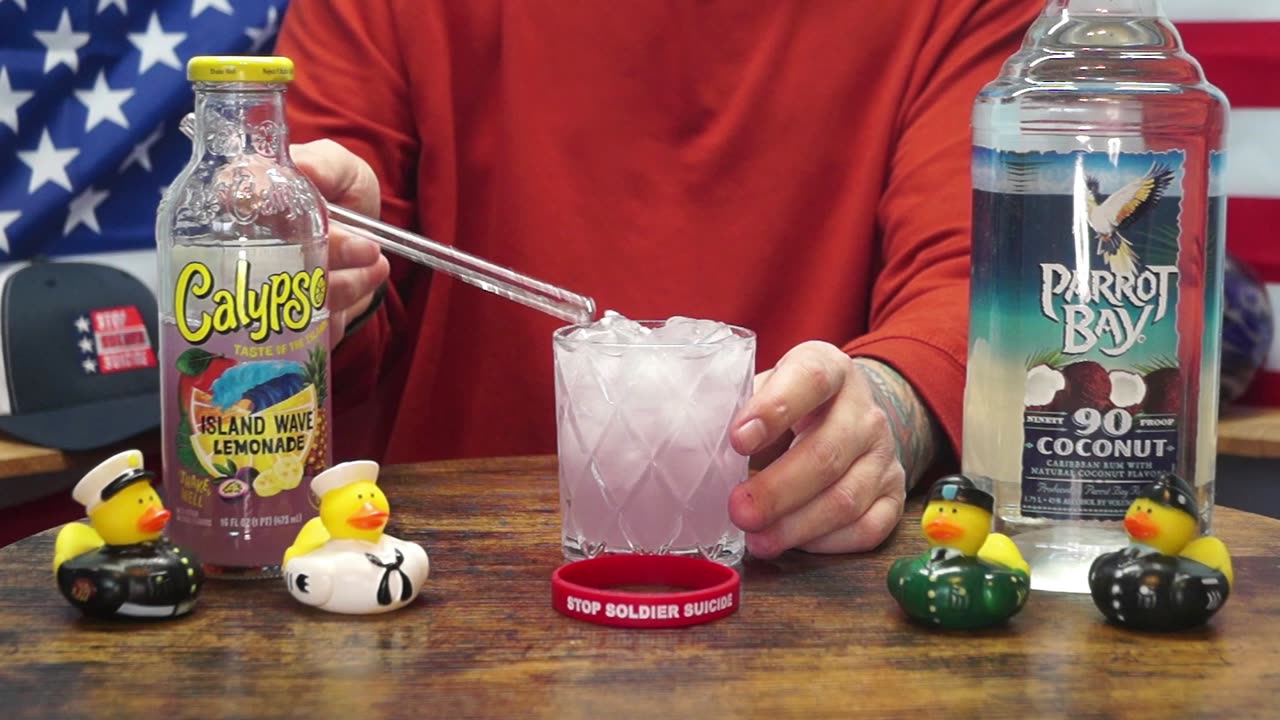 Leroy Soderbloom - Parrot Bay Coconut Rum 90 proof & Calypso Island Wave Lemonade