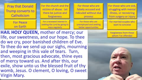 Mary's Daily Live Holy Rosary Prayer at 8:00 p.m. EDT 05/26/2025