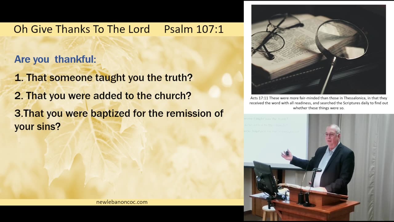 Give Thanks To The Lord