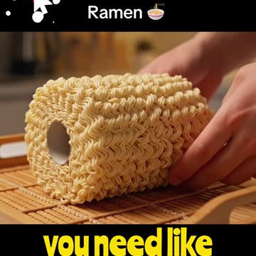 Ramen Toilet Paper Roll (WTF) #crazy #entertaining #viral
