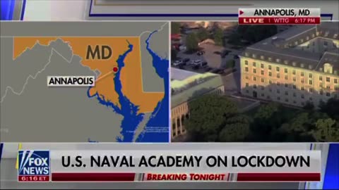 The U.S. Naval Academy in Annapolis, Maryland, armed intruder