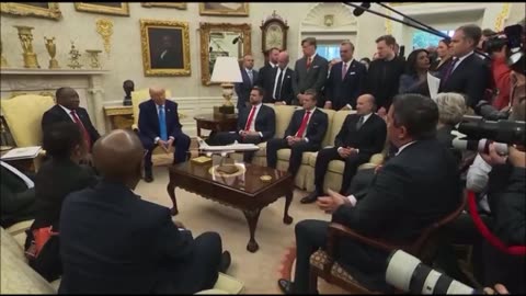 52125 Terry Reports - South African President Visits Trump