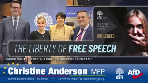 “Freedom of Speech” Christine Anderson, MdEP 🇪🇺 EU Fight Against Censorship