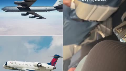 Passenger jet performed “aggressive maneuver” to avoid a mid-air collision with a US military bomber