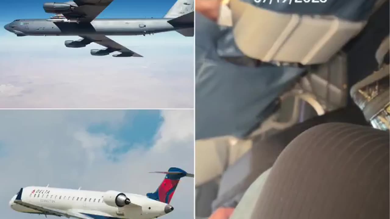 Passenger jet performed “aggressive maneuver” to avoid a mid-air collision with a US military bomber