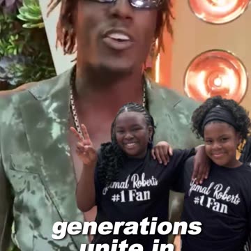 Jamal Roberts Surprised by Family Wearing Matching “#1 Fan” Shirts