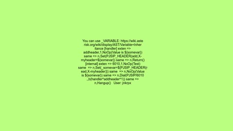 Forwarding SIP headers with asterisk (PJSIP)