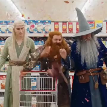 🧝‍♂️🪓🧙‍♂️ Elf, Dwarf & Wizard Go Grocery Shopping — Spells, Chaos & Flying Veggies! 🛒✨😂