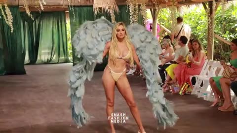 Homespun Heart Bikini Slow Motion Highlight | Miami Swim Week 2024 | The Bureau Fashion Week