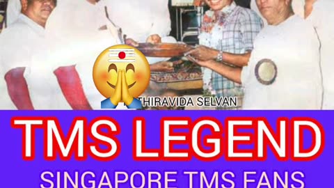 ONE SUN ONE TMS LEGEND M.THIRAVIDA SELVAN SINGAPORE 2025