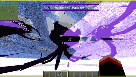 Minecraft mob battle witherstorm vs cosmic feind