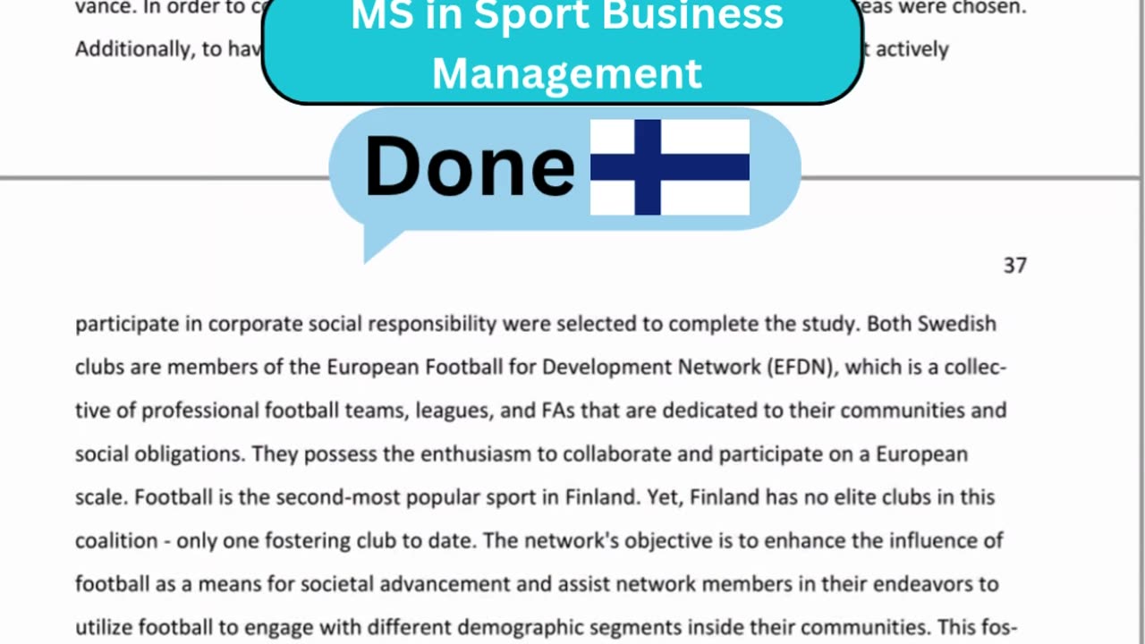 Student Work (Thesis) | Part 3 JAMK MSc Sports Business Thesis | Method & Data Collection Process