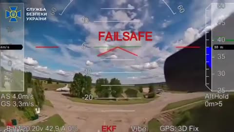 Ukraine Releases Video Of Drone Attack On Russian Airbases