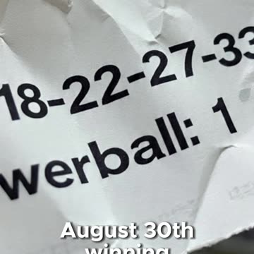 Winning Powerball Numbers August 30 – $1 Billion Jackpot Update