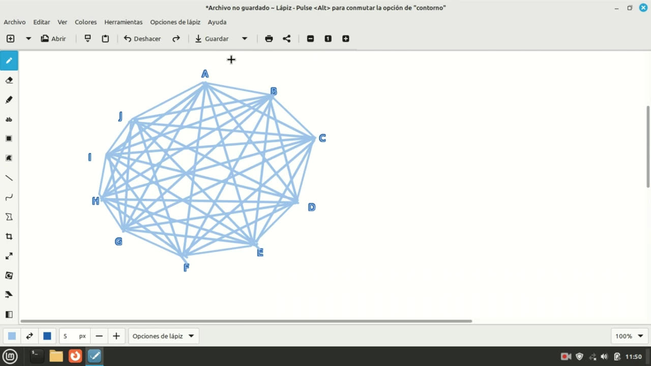 Theorem. If a polygon is drawn with all diagonals, it is given by the formula D=n(n-3)/2