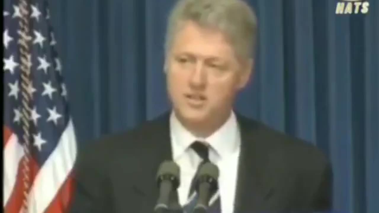 Bill Clinton telling the world that the US government was injecting Plutonium into USA citizens